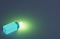 comes from blue, no motion blur
